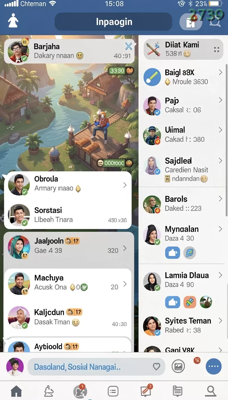 Cuplikan layar 531SLOT — pengaturan akun
