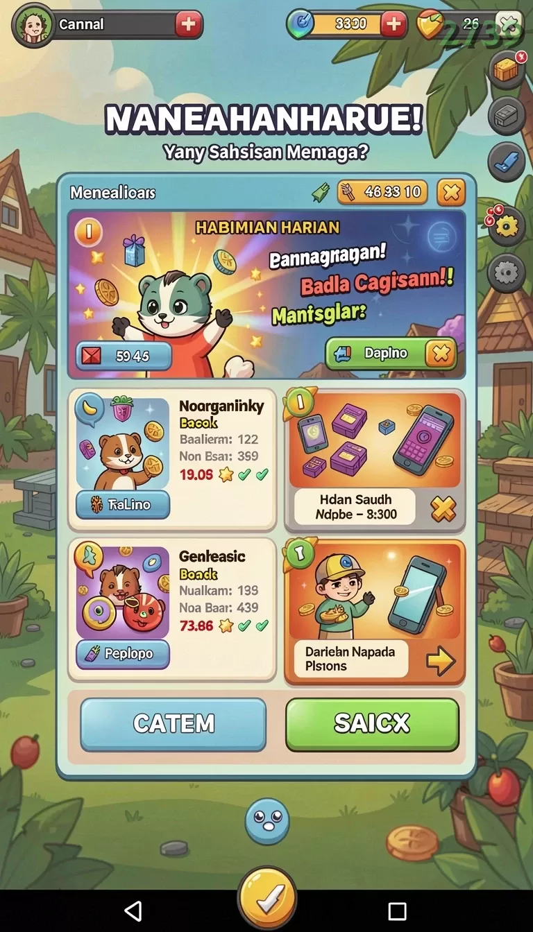 Cuplikan layar OVO88 — menu navigasi