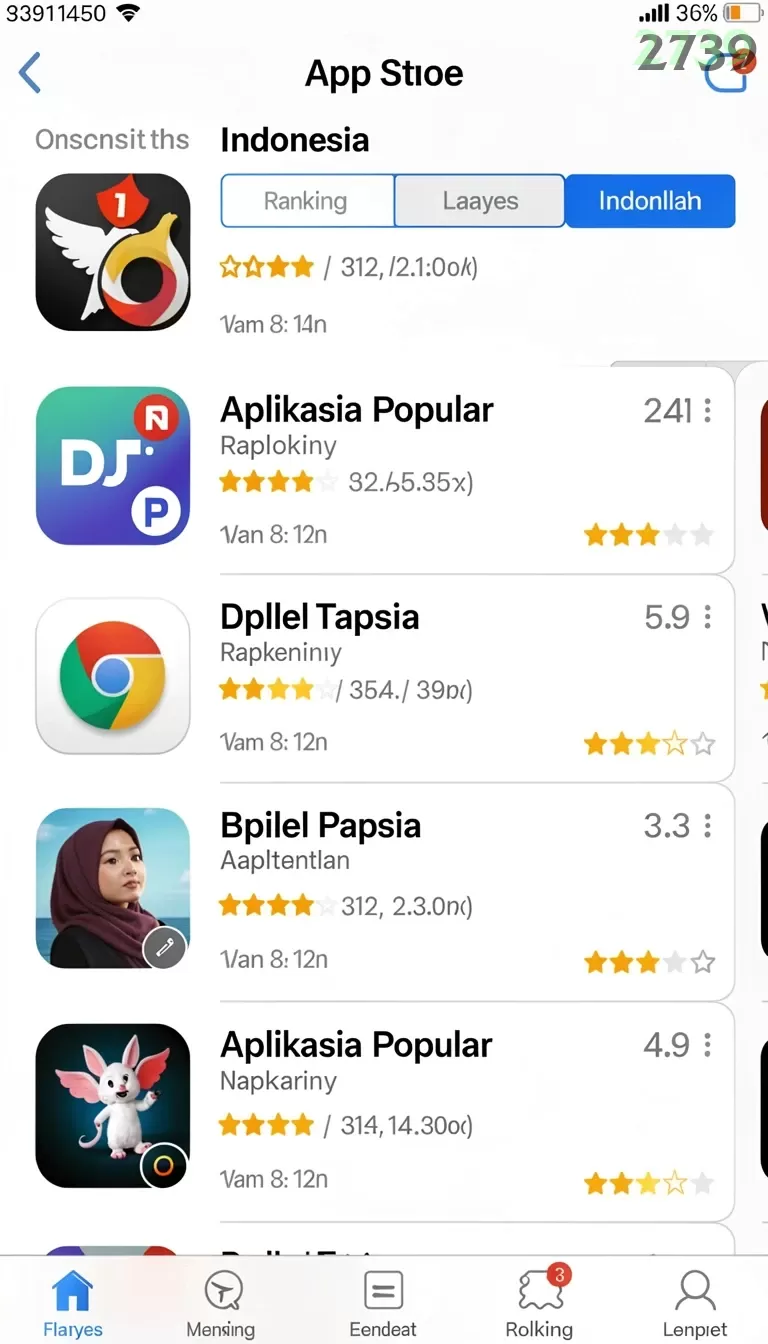 Cuplikan layar SUBUR88 — menu navigasi